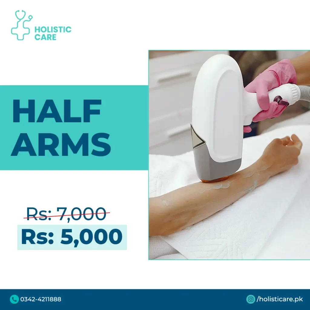 Half Arms Laser Hair Removal